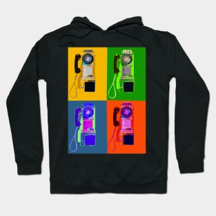 1970s telephone Pop art Hoodie